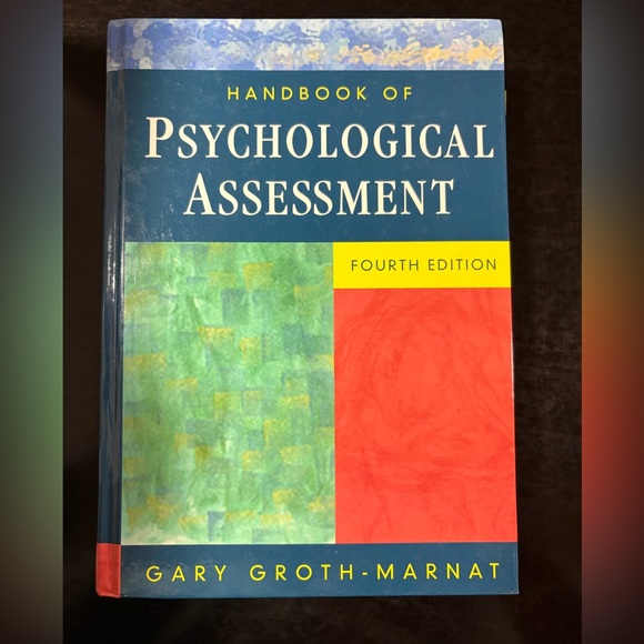 Handbook of Psychological Assessment Fourth Edition - Picture 1 of 2